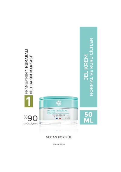 Normal Ve Kuru Ciltleri 48 Saat Boyunca Nemlendirici Ve Cilde Işıltılı Görünüm Veren Jel Krem 50ml