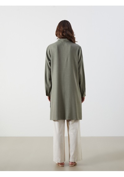 Lcw Grace Haki Regular Fit Kadın Gömlek Tunik