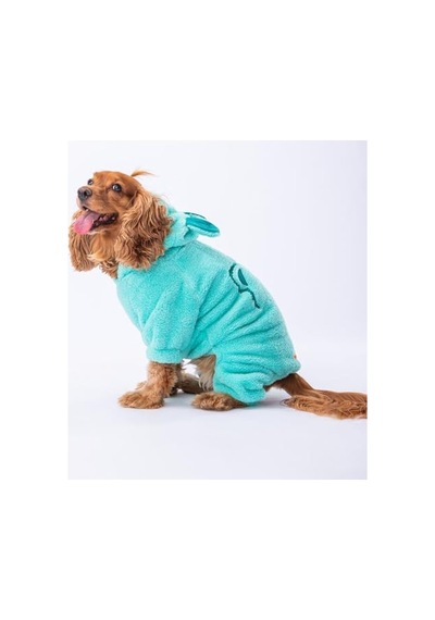 Peluş Köpek Tulumu - Küçük Irklar İçin, Mint Koala Desenli