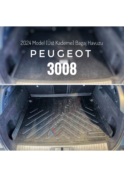 Yeni Peugeot 3008 Bagaj Havuzu, Üst Kademe 4k Kokusuz , 2024-