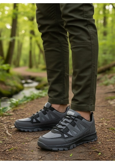 Vojo Psn Su İtici Suya Dayanıklı Spor Outdoor Erkek Ayakkabı 267800001878 6 Gri Gri