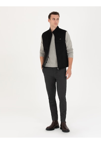 Pierre Cardin Erkek Siyah Deri Mont-kaban 50280298-001 Siyah