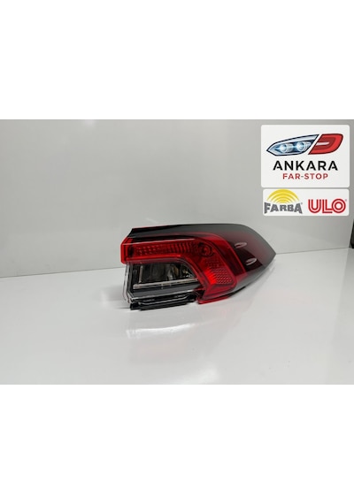 Toyota Corolla 2019 - 2025 Sedan Stop Lambası Sağ Dış  Farba - Ulo - Ledsiz Tip -
