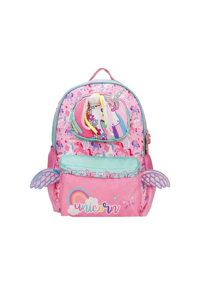 Dream Vest Unicorn Pembe Turkuaz Okul Çantası Çok Renkli