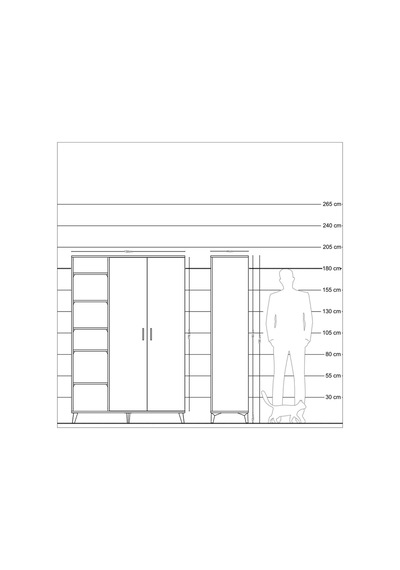 Hyperion Dolap 7 Raflı 2 Kapaklı Tek Askılı 132x44x195 Aytaşı-aytaşı/çam Aytası/atlas Çam - Aytası Hyperion Dolap 7 Raflı 2 Kapaklı Tek Askılı 132x44x195 Aytaşı-aytaşı/çam Aytası/atlas Çam - Aytası