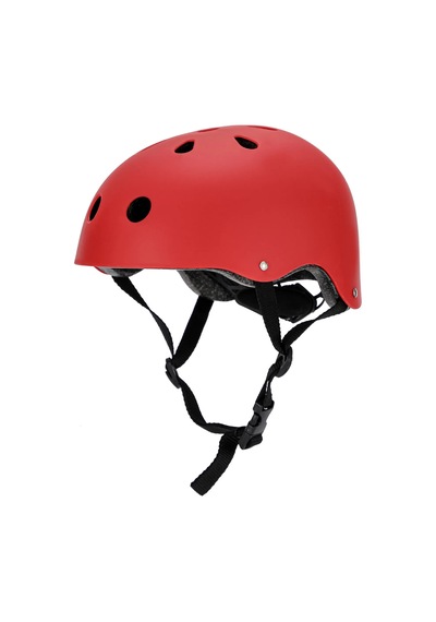Heugers Bisiklet Kaskı Bisiklet, Scooter, Kaykay, Dağcılık Ve Arama Kurtarma Uyumlu 51-58 Cm Kırmı Kırmızı