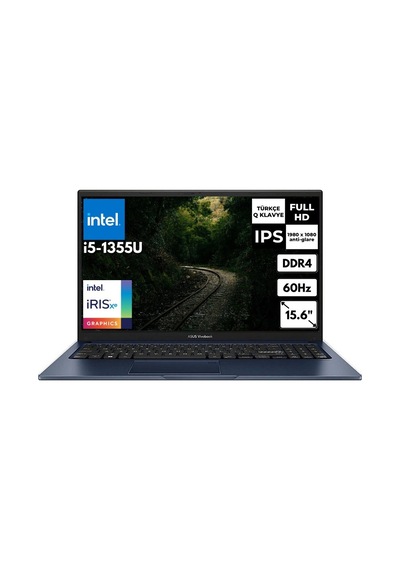 Asus VivoBook 15 X1504VA-NJ1499AT20 i7-1355U 40 GB 4 TB SSD 15.6" Free Dos Dizüstü Bilgisayar