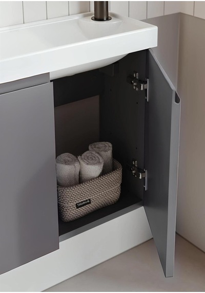 Orka Ferla 110 Alt Modül + Lavabo Mat Gri Diğer