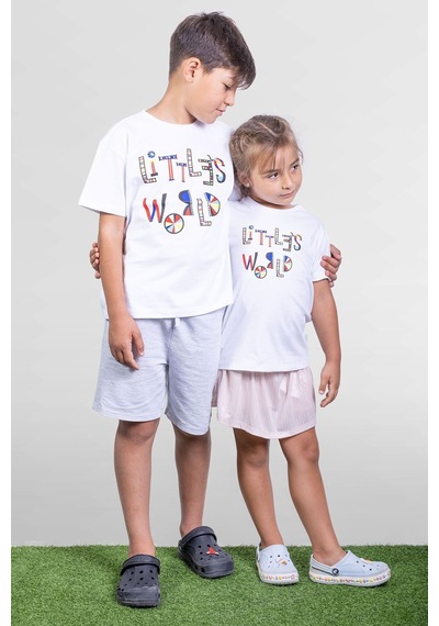 Little's World Çocuk Tshirt Beyaz