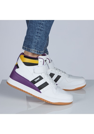 Jump 28504 Beyaz - Siyah - Mor Uzun Bilekli Erkek Sneaker Günlük Spor Ayakkabı Beyaz - Siyah - Mor Jump 28504 Beyaz - Siyah - Mor Uzun Bilekli Erkek Sneaker Günlük Spor Ayakkabı Beyaz - Siyah - Mor