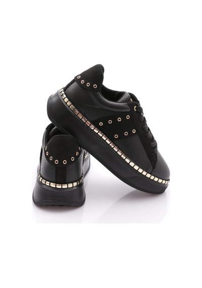 Dgn B07 Kadin Sneaker Ayakkabi Siyah