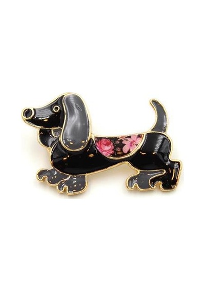 Köpek Broş - Siyah Çok Renkli 50599147