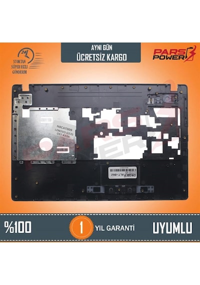 Lenovo Uyumlu İdeapad G570 Type 20079, 24334 Notebook Laptop Klavye Üst Kasa Pars Power Hdmi Portlu 518246