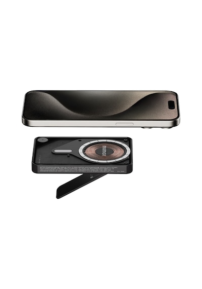 Momax IP131HKD Power X Pro+Magnetic Wireless 5000 mAh Standlı + USB-C Kablo Powerbank Siyah