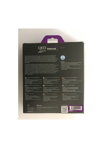 QED QE-6801 Performance Ethernet Graphite CAT6 1,5 m