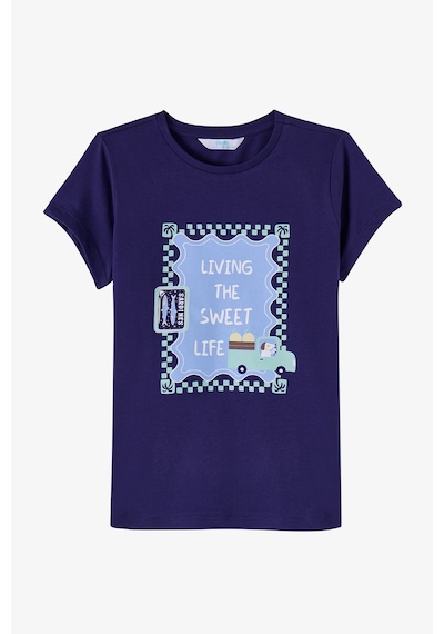 Penti Mavi Erkek Çocuk Blue Waves Pamuklu 2'li Pijama Takımı