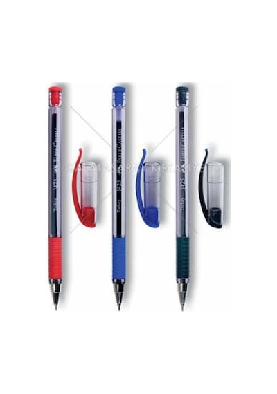 Faber Castell 1425 Iğne Uçlu Tükenmez Kalem  10'lu Mavi