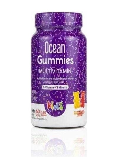 Ocean Gummies Multivitamin Kids 120 Çiğnenebilir Jel Form