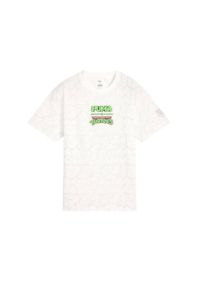 Puma Puma X Tmnt Relaxed Aop Tee Çocuk T-shırt 63008602 BEYAZ