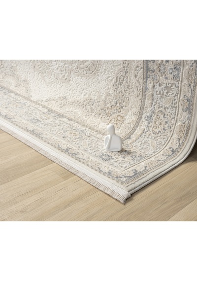 Mariesse Home Artes Serisi Bambu Dokulu Modern Sık Dokuma Makine Halısı Smart 12002 Gri