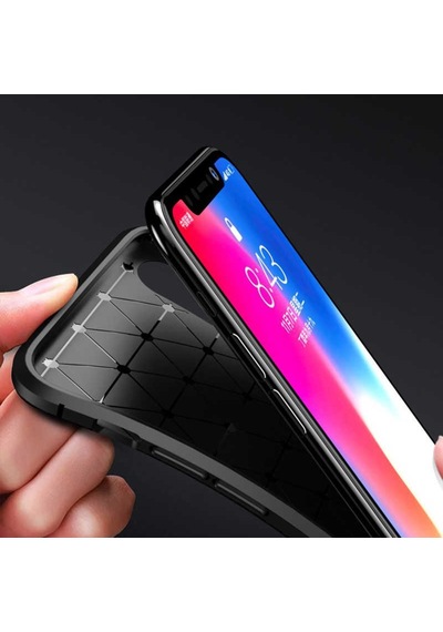 Apple Uyumlu iPhone XR 6.1 Kilif Karbon Silikon Case 359767775