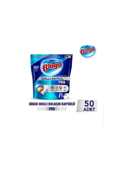 Bingo Akıllı Bulaşık Kapsülü Pro 50li