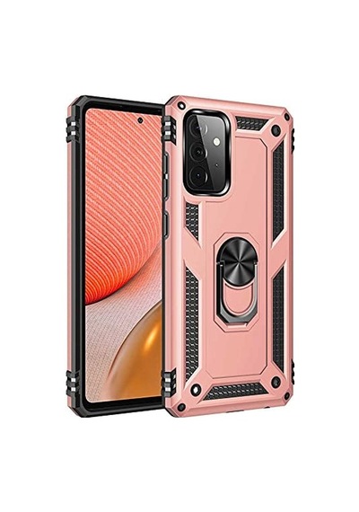 A72 Rose Gold Panther Yüzüklü Silikon Orijinal Esnek İnce Geliştirilmiş Dayanıklı Darbe Karşıtı Koruyucu Yeni Tasarım A72, Rose Gold Sku: Zeusb097931y1c