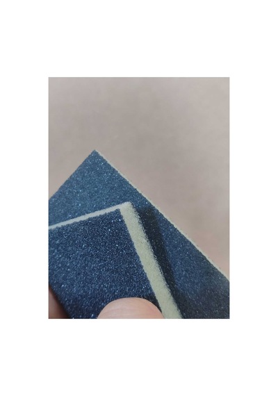 9.5 X 12.5 Cm Yassı Sünger Zımpara 220 Kum 1 Adet Takoz Blok Flex Taşlama Ahşap El İnce İş Zımparası