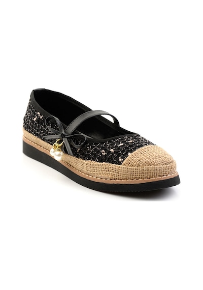 Bambi Siyah Kadın Espadril K01678016022 Siyah