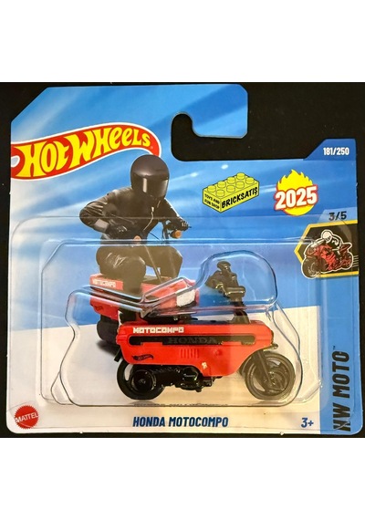 Hot Wheels Tekli Arabalar Honda Mottocompo Hyw43 Moto Çok Renkli