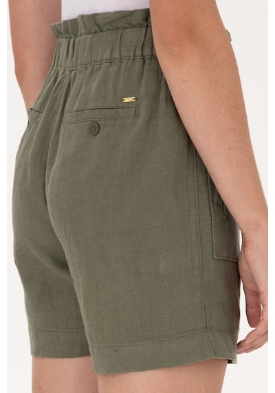 U.s. Polo Assn. Kadın Koyu Haki Şort / Bermuda 50300655-vr111 Koyu Haki