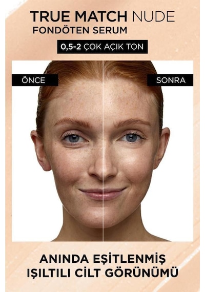 L'Oréal Paris Telescopic Lift Maskara & True Match Nude Fondöten Serum 0.5-2 Very Light - Makyajın Favorileri Seti pktmkyjfvrlrst-9584 0