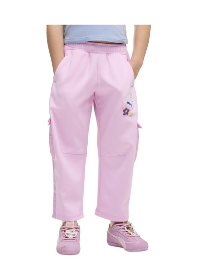 637636-47 Puma X Dora T7 Barrel Pants Çocuk Eşofman Altı Pembe 637636-47