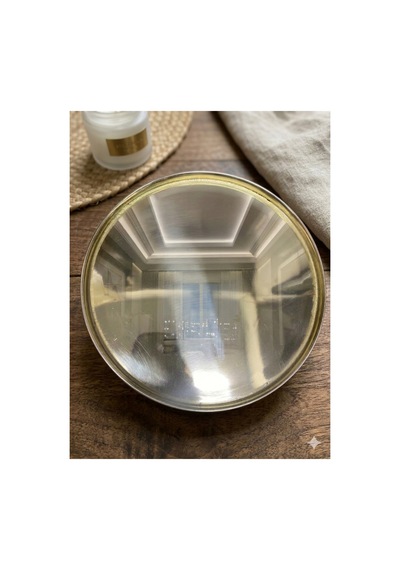 Som Pirinç Yuvarlak Gold Sunum Tepsi 20 Cm 180 Gr