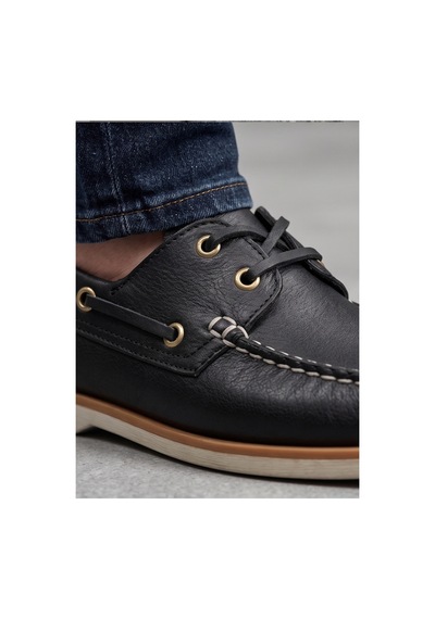Crc Ayakkabı %100 Hakiki Deri Glossy Leather Men's Shoes - Urban Street Style Kalın Taban Siyah Crc Ayakkabı %100 Hakiki Deri Glossy Leather Men's Shoes - Urban Street Style Kalın Taban Siyah