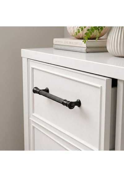 System Mobilya Kulbu Siyah 128mm Kulp Sy4675 0128 Al6-al6 Çok Renkli