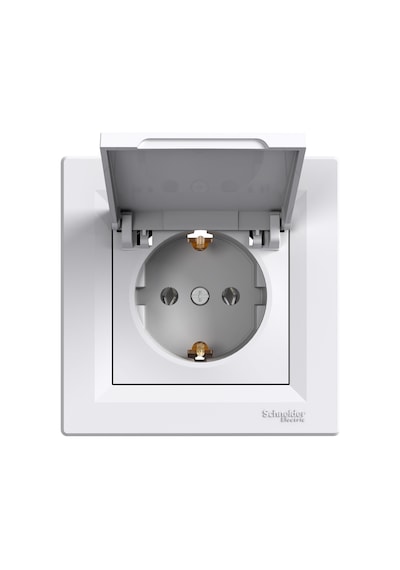Schneider Electric Eph3100121 Asfora Beyaz Kapaklı Yan