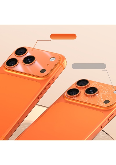 İphone 17 Pro Max Uyumlu Benks Çizilmelere Dayanıklı 0.35mm Mat Kamera Full Lens Koruyucu Şeffaf