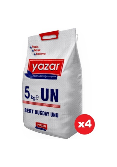 Yazar Buğday Unu 4 x 5 KG