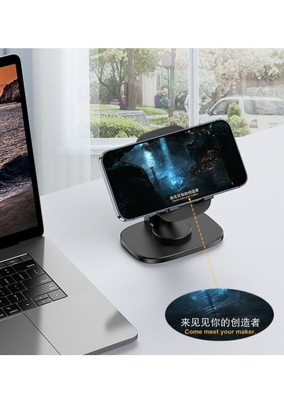 360 Derece Dönen Tablet Ve Telefon Standı Masaüstü Açılır Katlanır Mini Telefon Tablet Tutucu