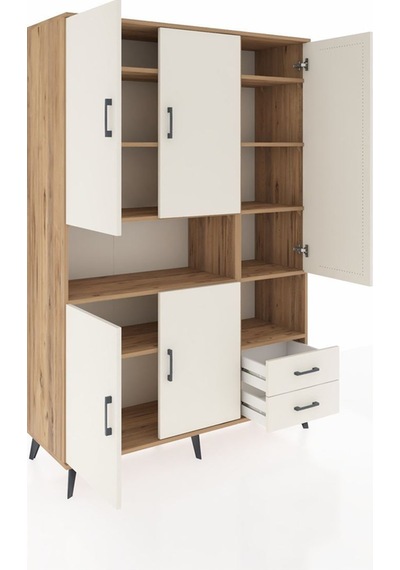 Hyperion Dolap 10 Raflı 2 Çekmeceli 5 Kapaklı 132x44x195 Çam-aytaşı/aytaşı Aytası/aytası Hyperion Dolap 10 Raflı 2 Çekmeceli 5 Kapaklı 132x44x195 Çam-aytaşı/aytaşı Aytası/aytası
