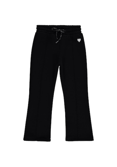 Civil Girls Kalp Nakışlı 10-13 Yaş Eşofman Altı - Siyah Siyah-siyah