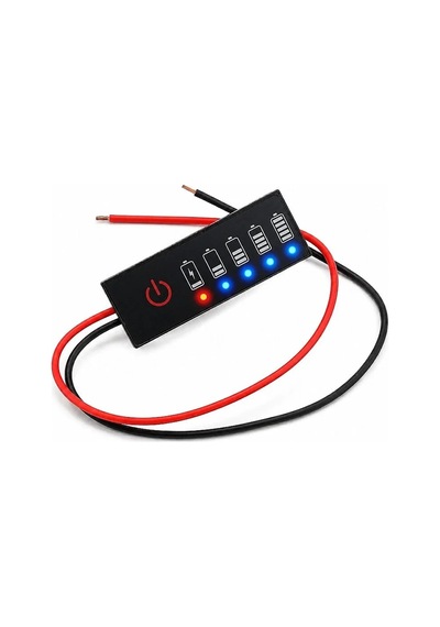 3s Lityum Batarya Akü Seviye Durum Göstergesi Modülü - Led Panel