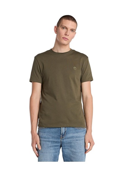 Timberland Dunstan River Crew Erkek Haki Yuvarlak Yaka Tişört Haki