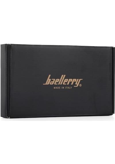Baellerry Premier Bayan Italyan Cüzdan Siyah