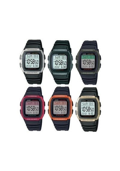 Casio W96 H Siyah Silikon Saat Kordonu Diğer