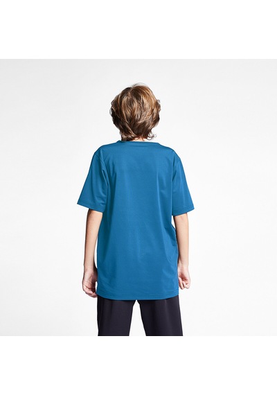 Lescon Mavi Çocuk Kısa Kol T-shirt 25s-3221-25b