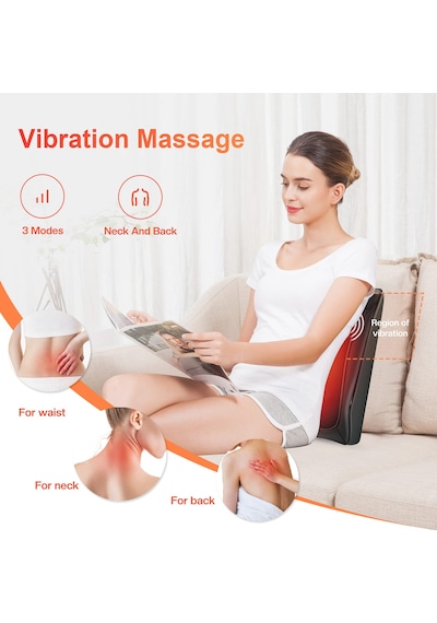 Boyun Sırt Ağrısı Giderici İçin Comfıer Boyun Sırt Masajı Isı İle Shiatsu Masajı, Sırt Boyun Ve Omuz İçin 3d Yoğurma Masajı, Erkekler İçin Hediye Olarak Masaj Yastığı Boyun Sırt Ağrısı Giderici İçin Comfıer Boyun Sırt Masajı Isı İle Shiatsu Masajı, Sırt Boyun Ve Omuz İçin 3d Yoğurma Masajı, Erkekler İçin Hediye Olarak Masaj Yastığı