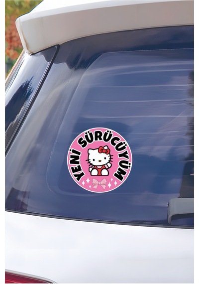 Yeni Sürücü 14x14 Cm Su Geçirmez Yüksek Çözünürlüklü Araba Motor Kask Laptop Sticker