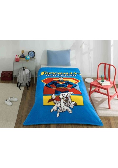 Özdilek Battaniye Lisanslı Superman Frıends 155x215 Çok Renkli